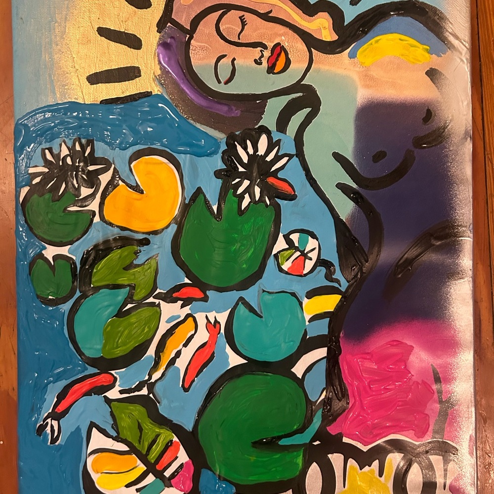 Vibrant Abstract Art on Canvas by Addie Wuensch